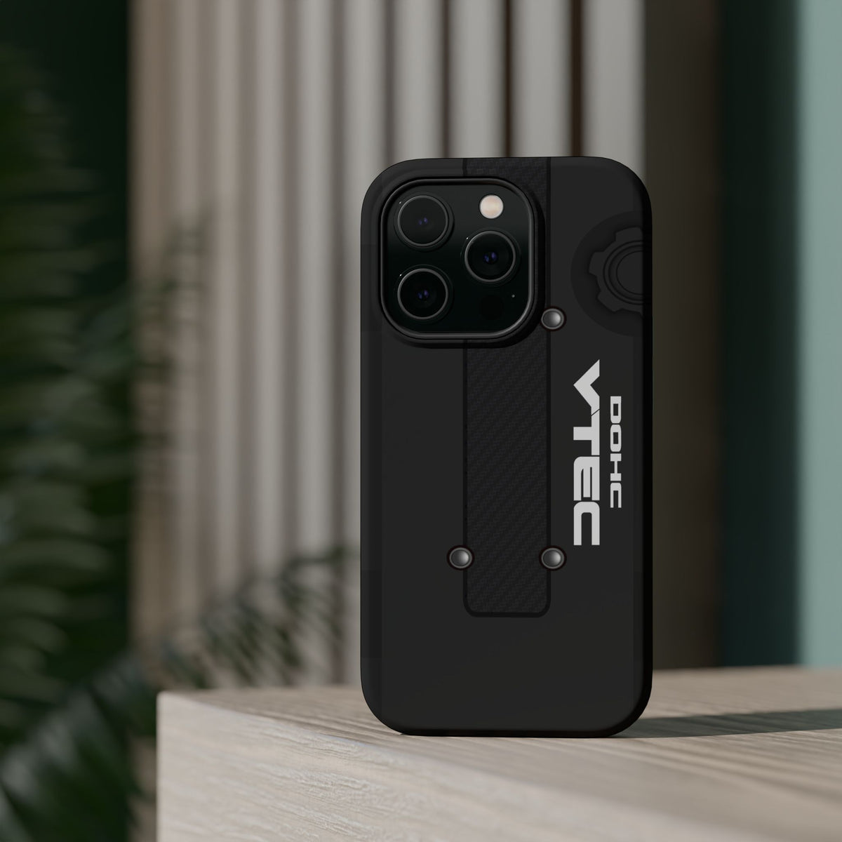 Black B Series Engine Phone Case