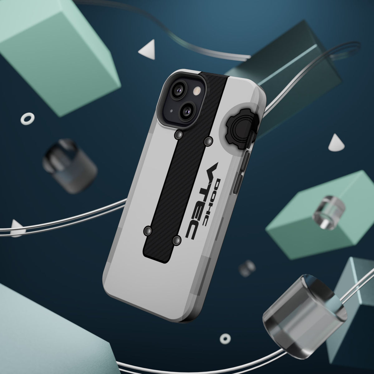 White B Series Engine Phone Case