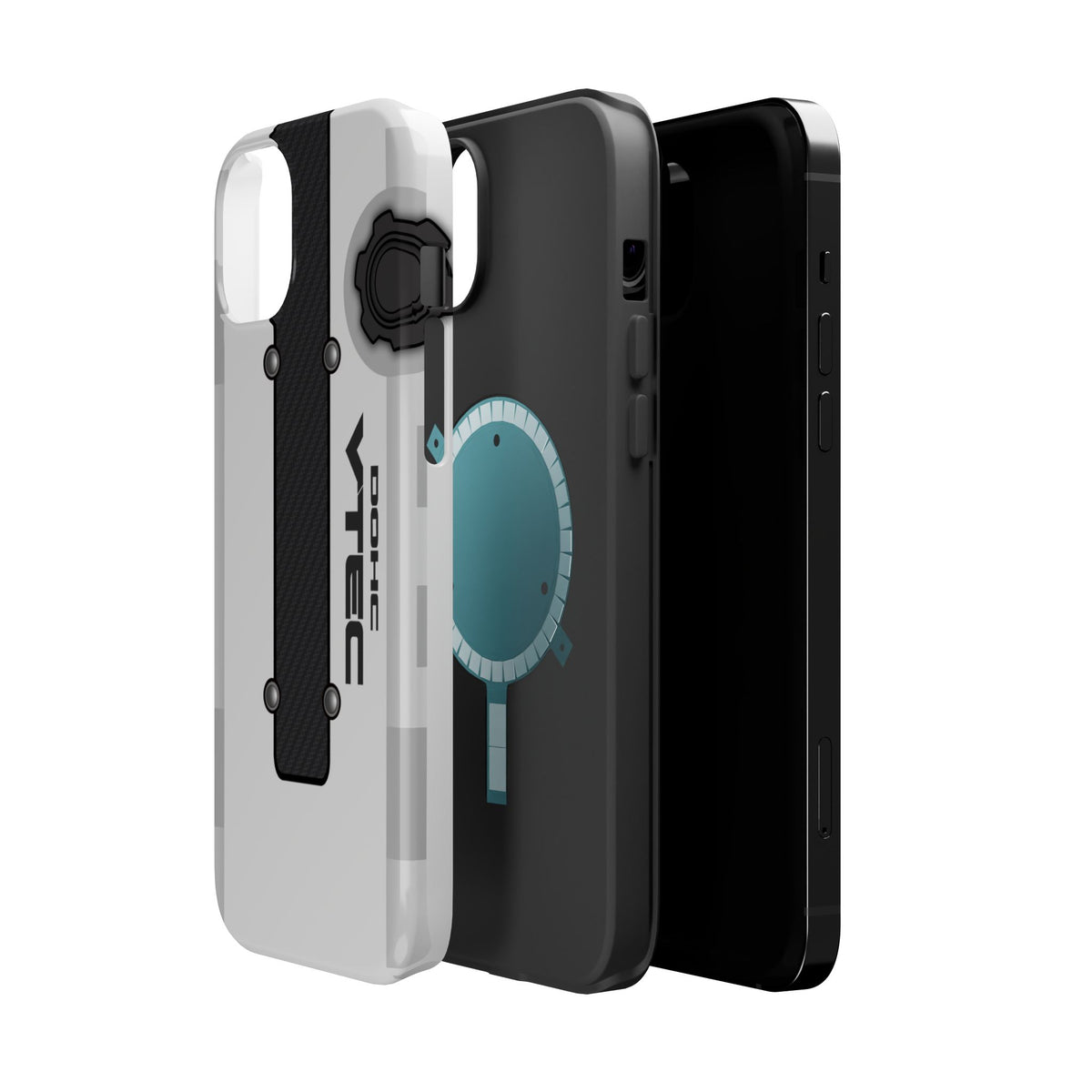 White B Series Engine Phone Case