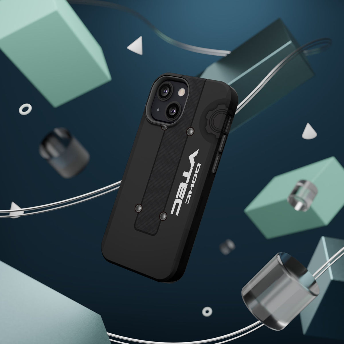 Black B Series Engine Phone Case