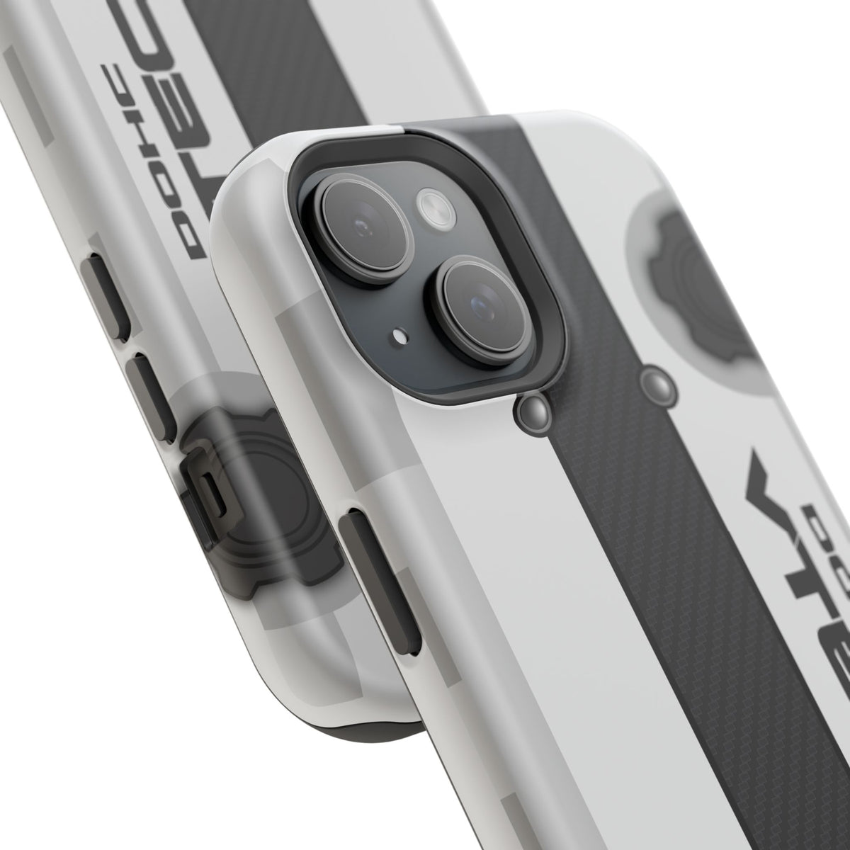 White B Series Engine Phone Case
