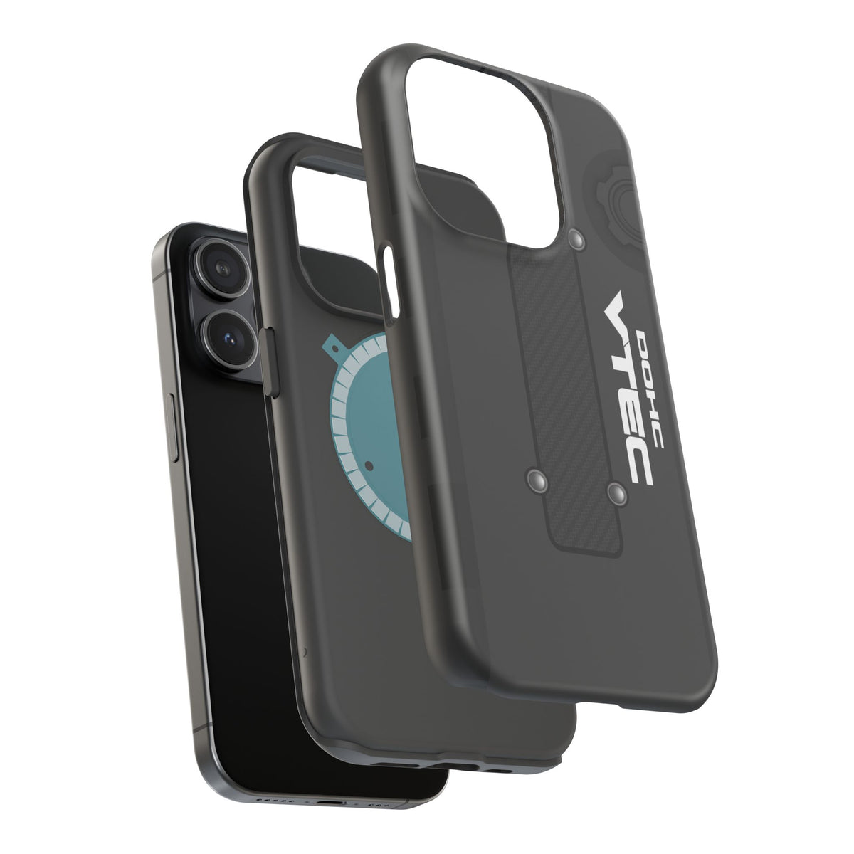 Black B Series Engine Phone Case