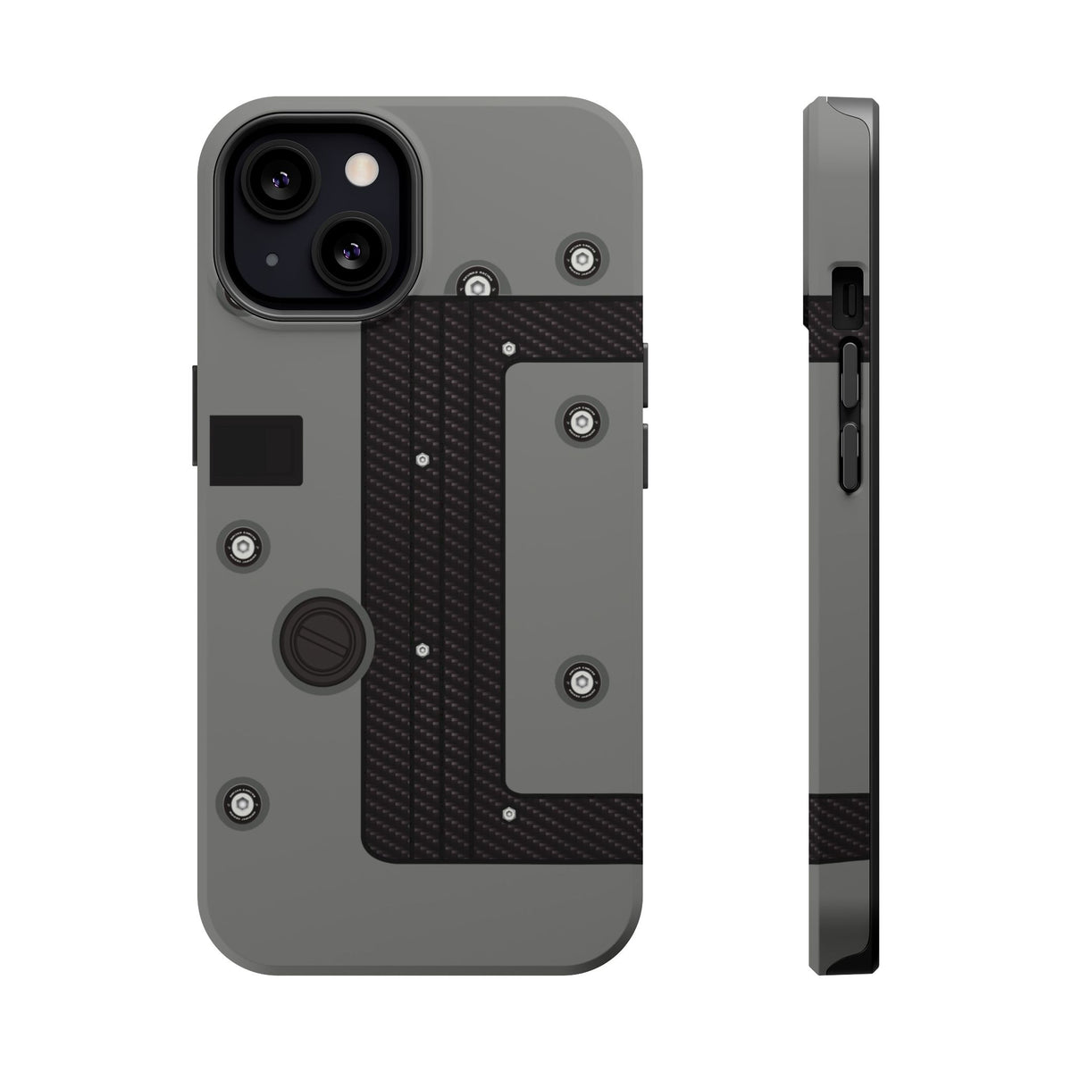 Gray K Series Engine Phone Case
