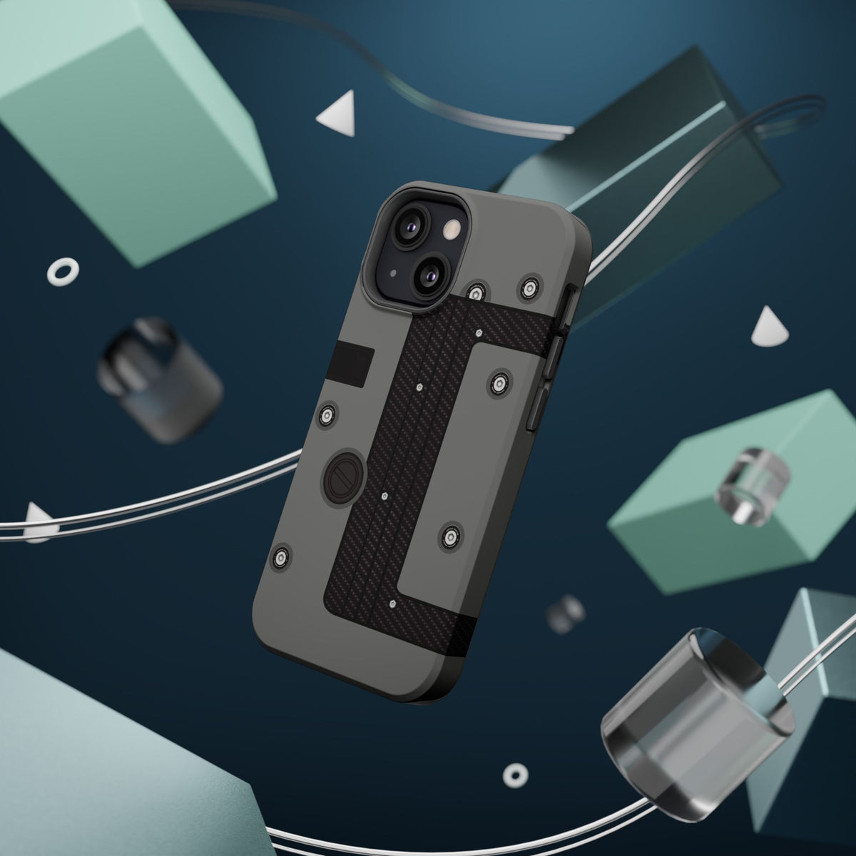 Gray K Series Engine Phone Case