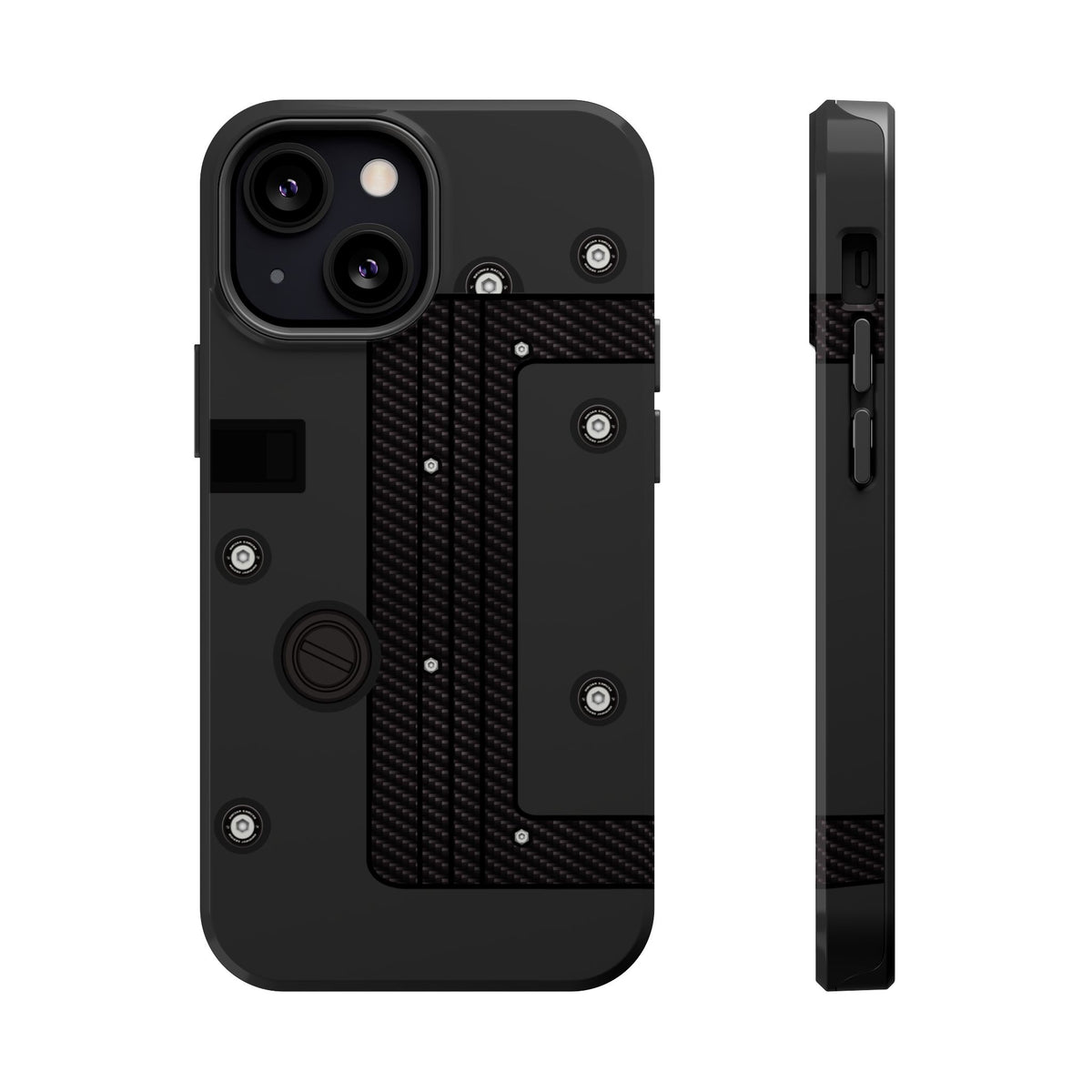Black K Series Engine Phone Case