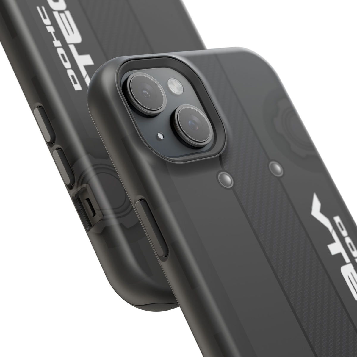 Black B Series Engine Phone Case
