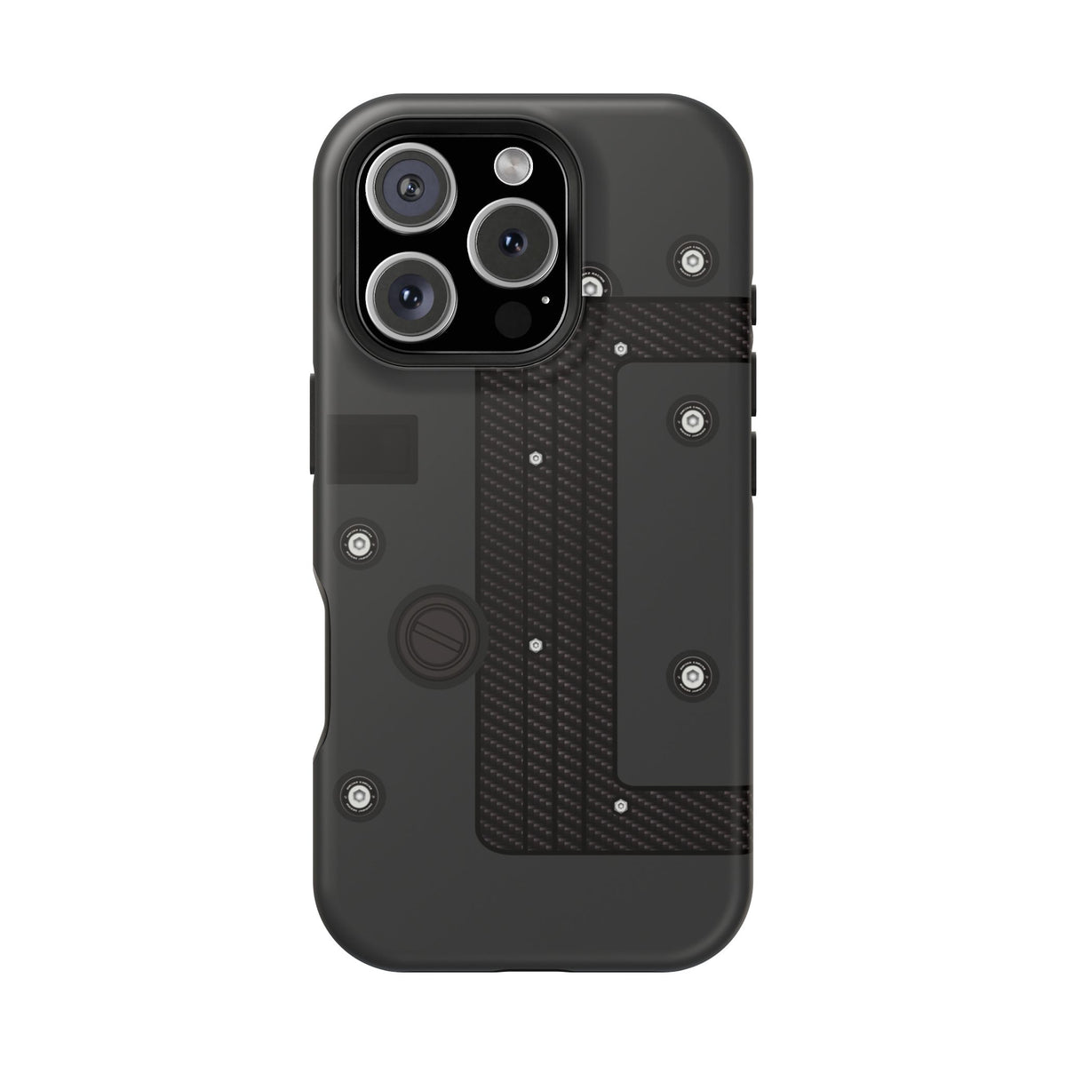 Black K Series Engine Phone Case