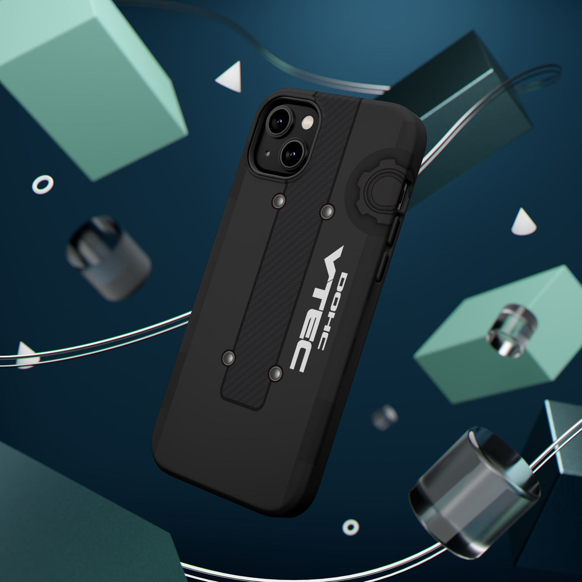 Black B Series Engine Phone Case