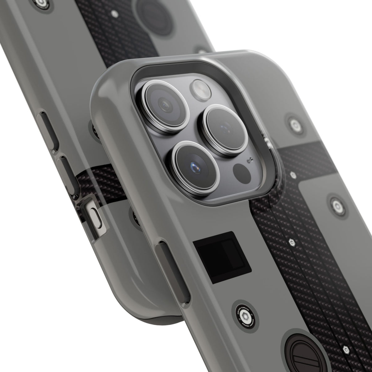 Gray K Series Engine Phone Case
