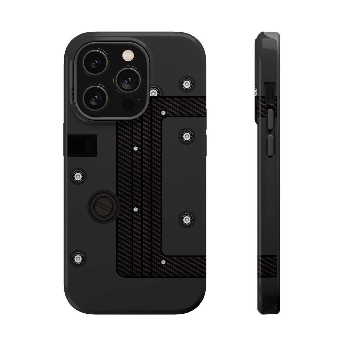 Black K Series Engine Phone Case