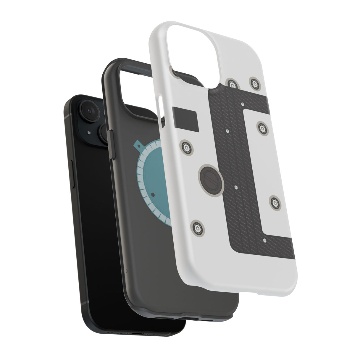 White K Series Engine Phone Case