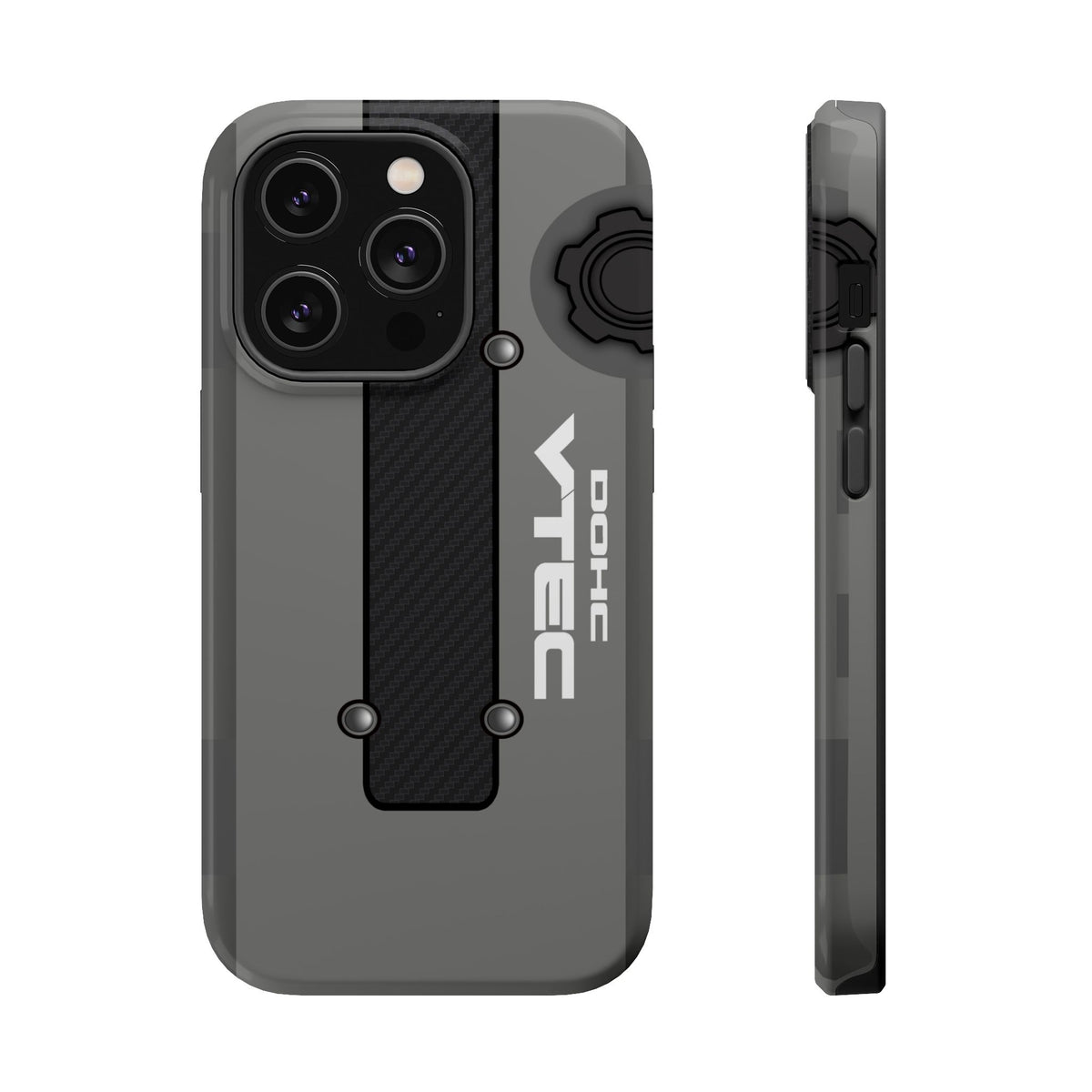 Gray B Series Engine Phone Case