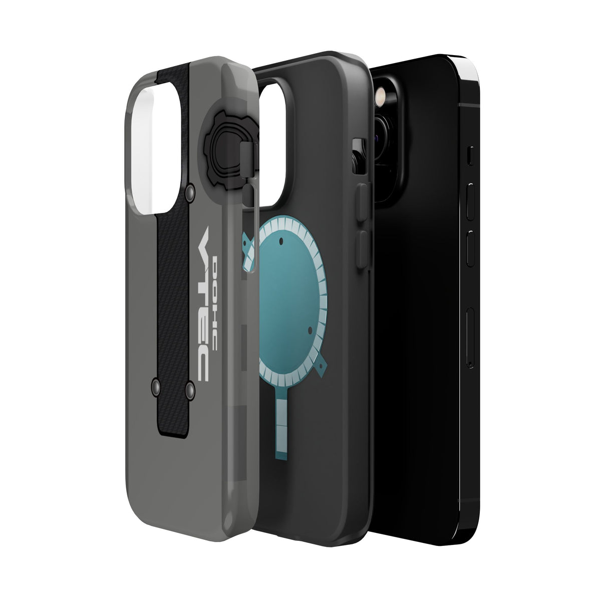 Gray B Series Engine Phone Case