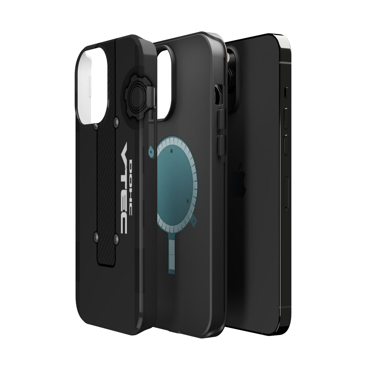 Black B Series Engine Phone Case
