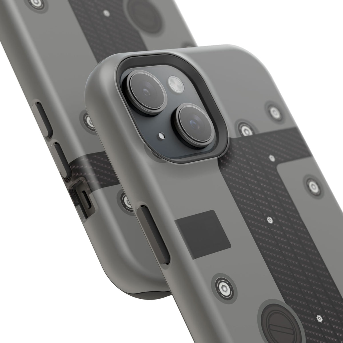 Gray K Series Engine Phone Case