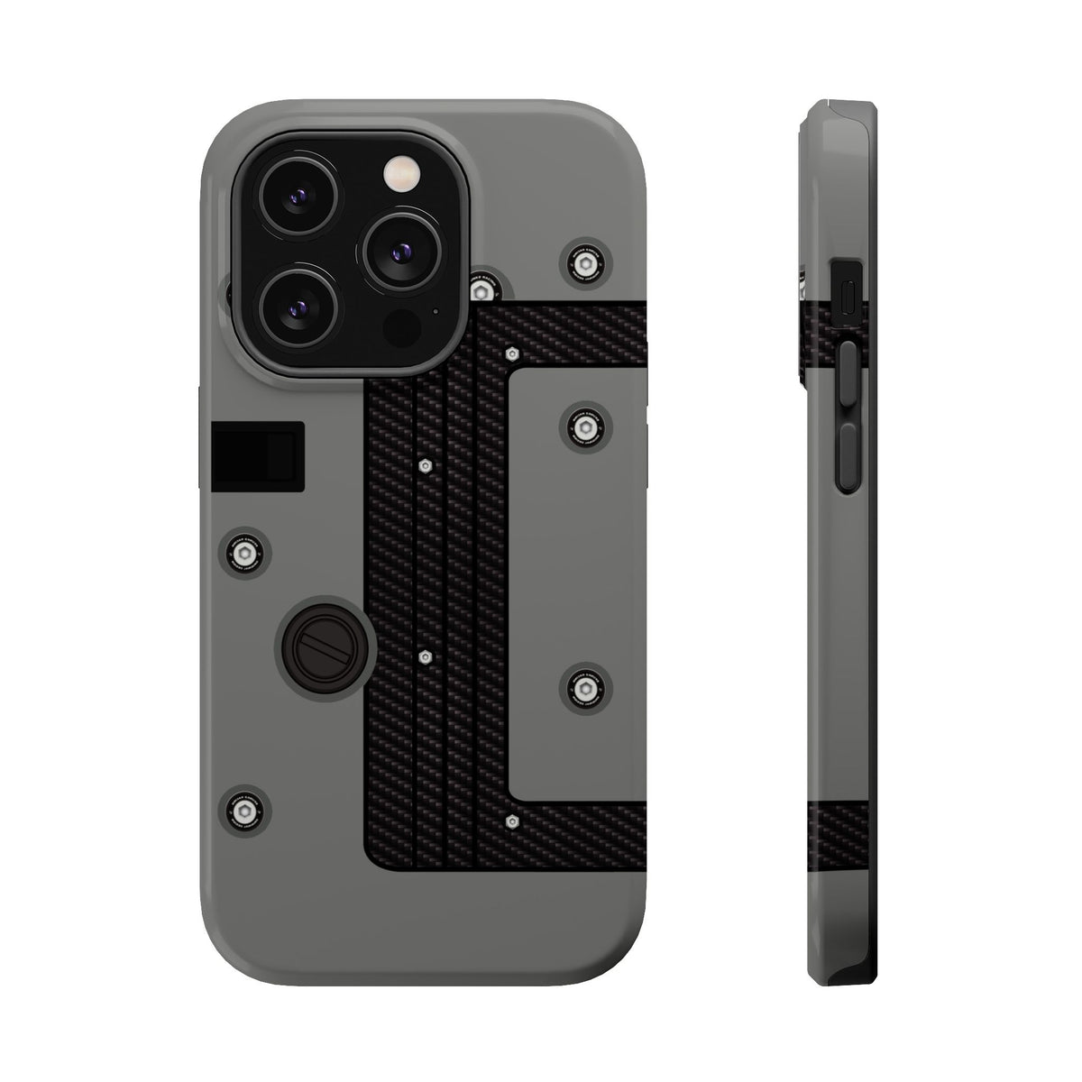 Gray K Series Engine Phone Case