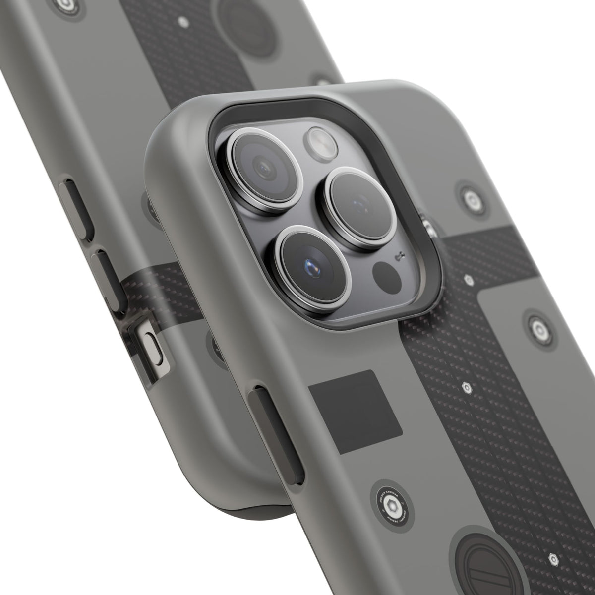 Gray K Series Engine Phone Case