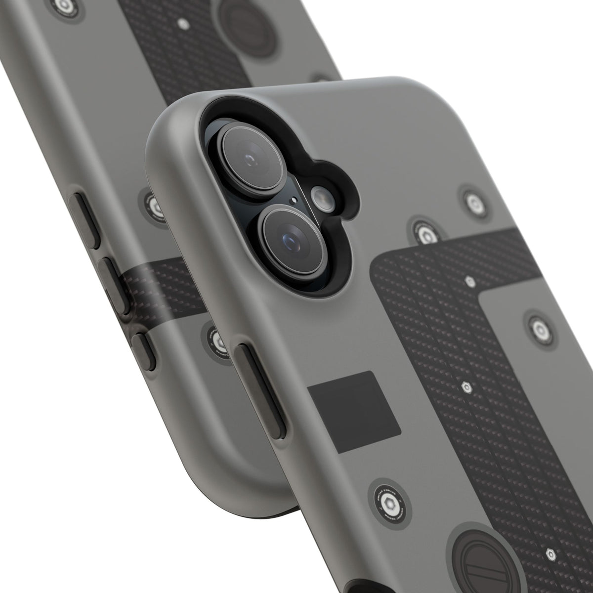 Gray K Series Engine Phone Case