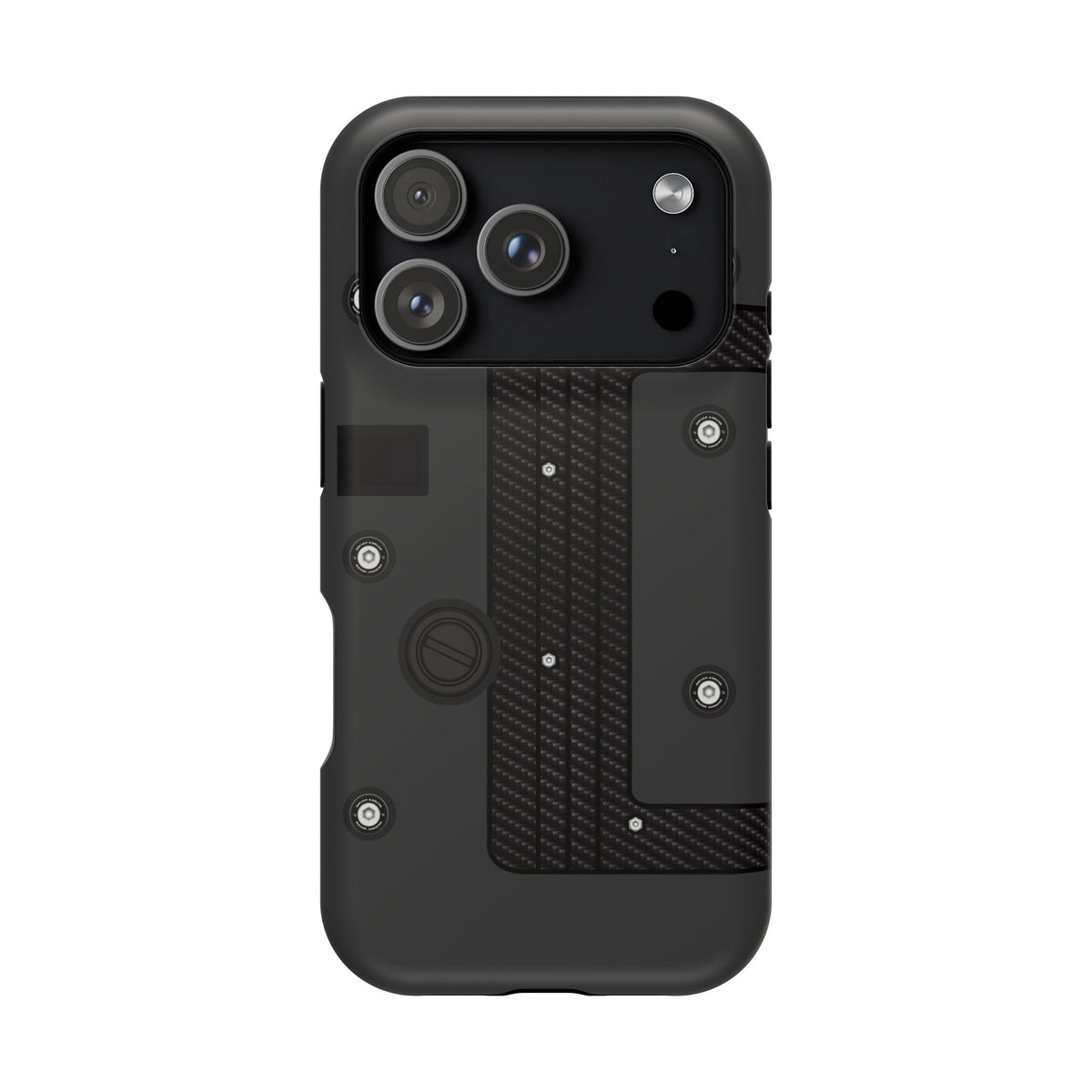 Black K Series Engine Phone Case