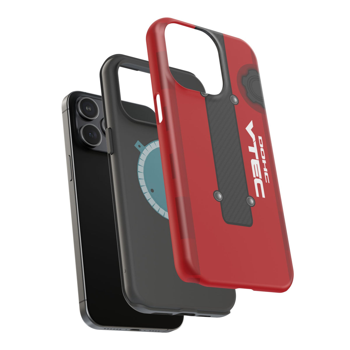 Red B Series Engine Phone Case