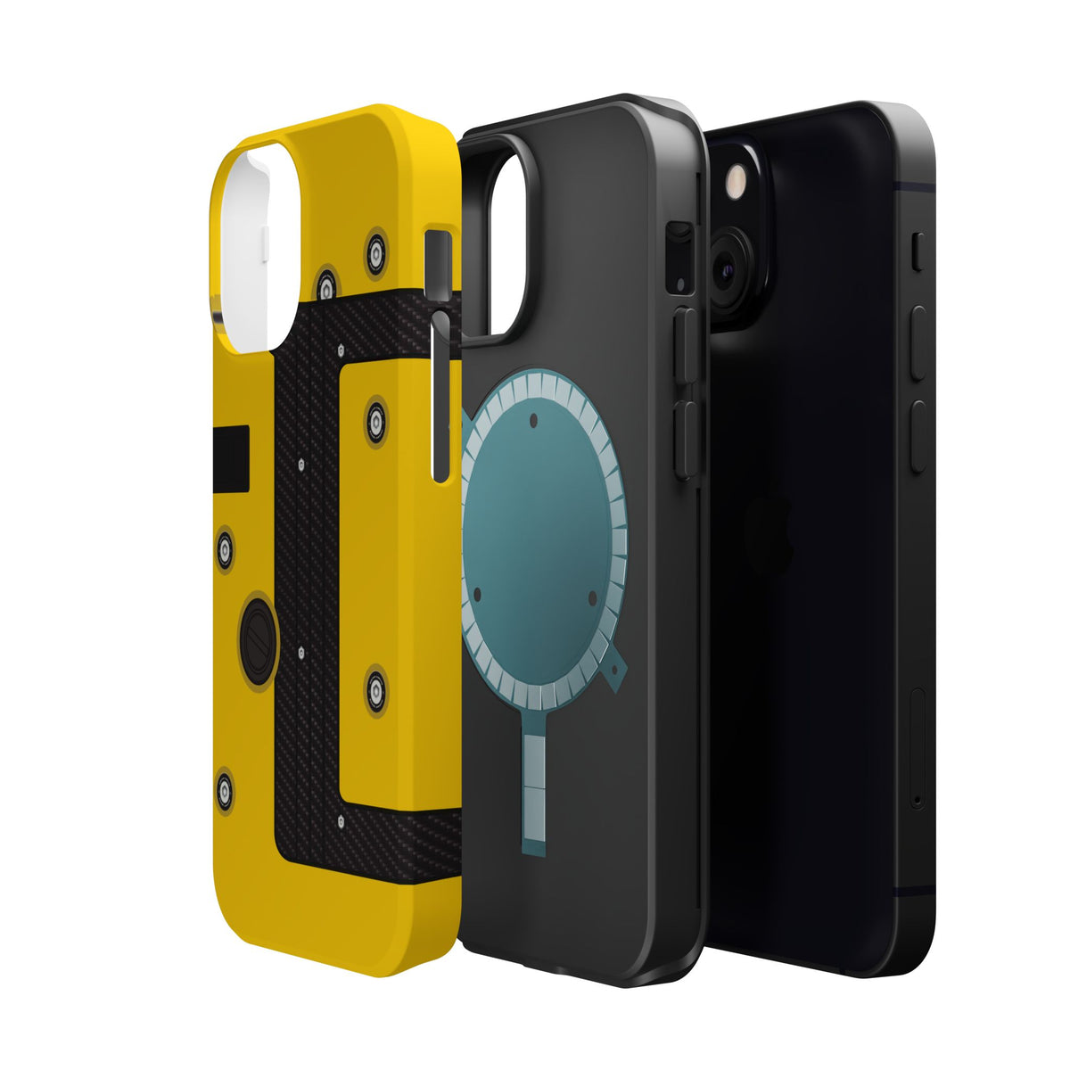 Yellow K Series Engine Phone Case