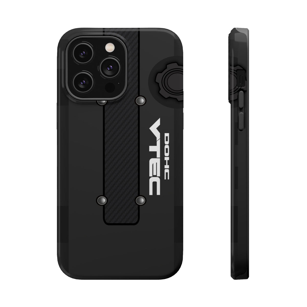 Black B Series Engine Phone Case