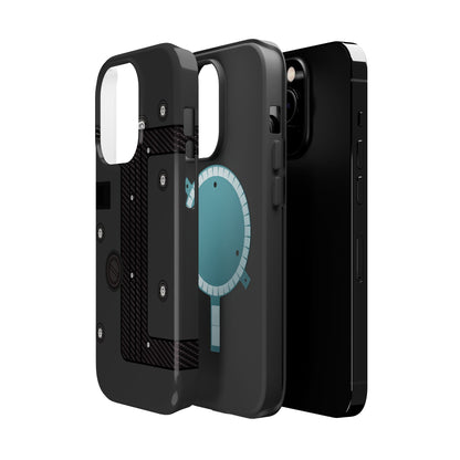 Black K Series Engine Phone Case