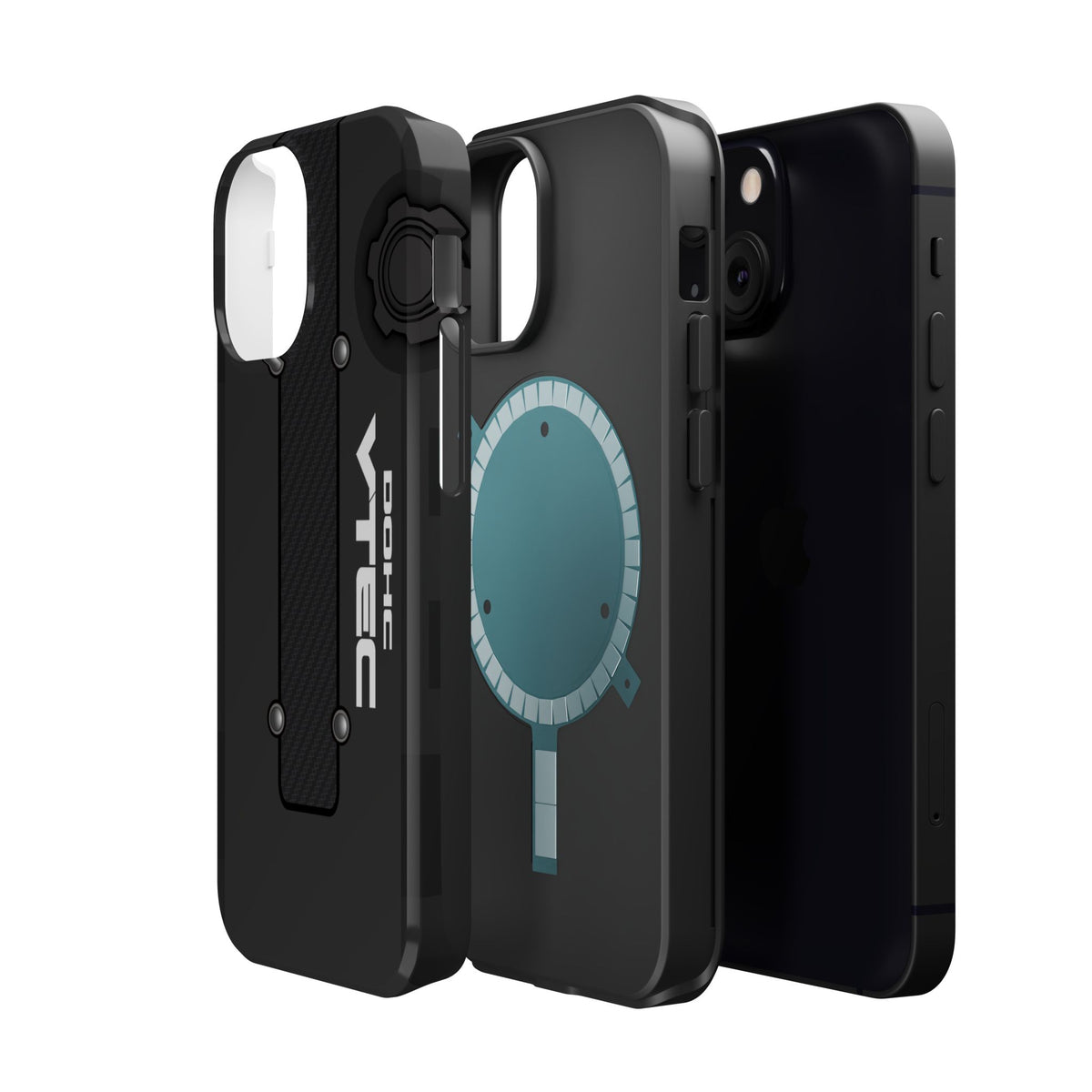 Black B Series Engine Phone Case
