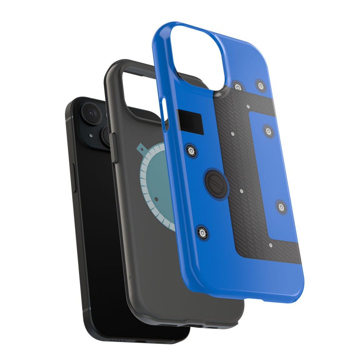 Blue K Series Engine Phone Case