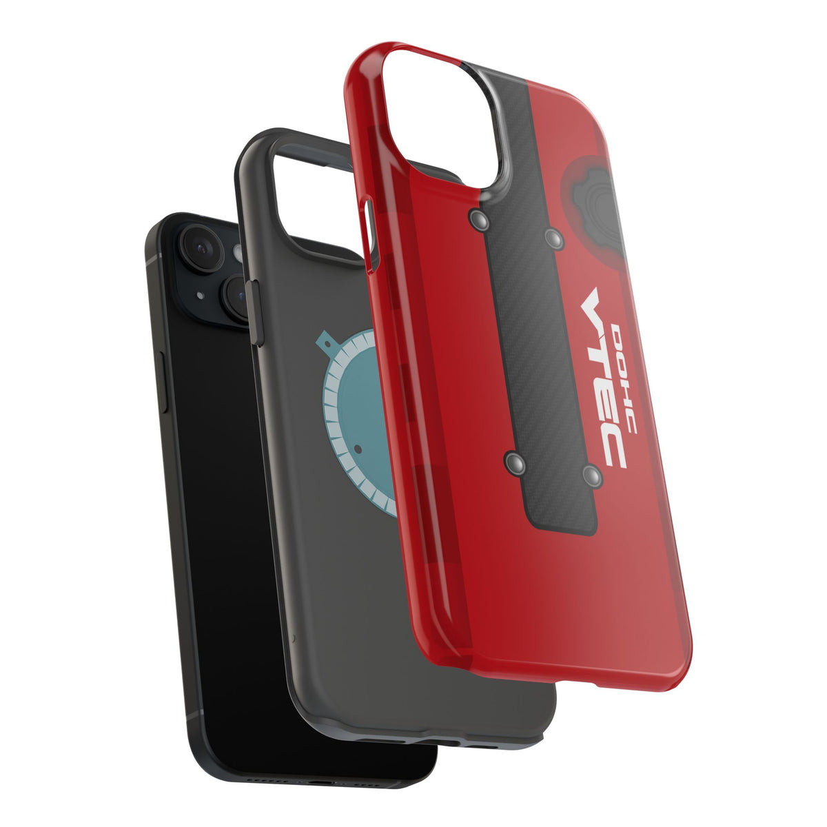 Red B Series Engine Phone Case