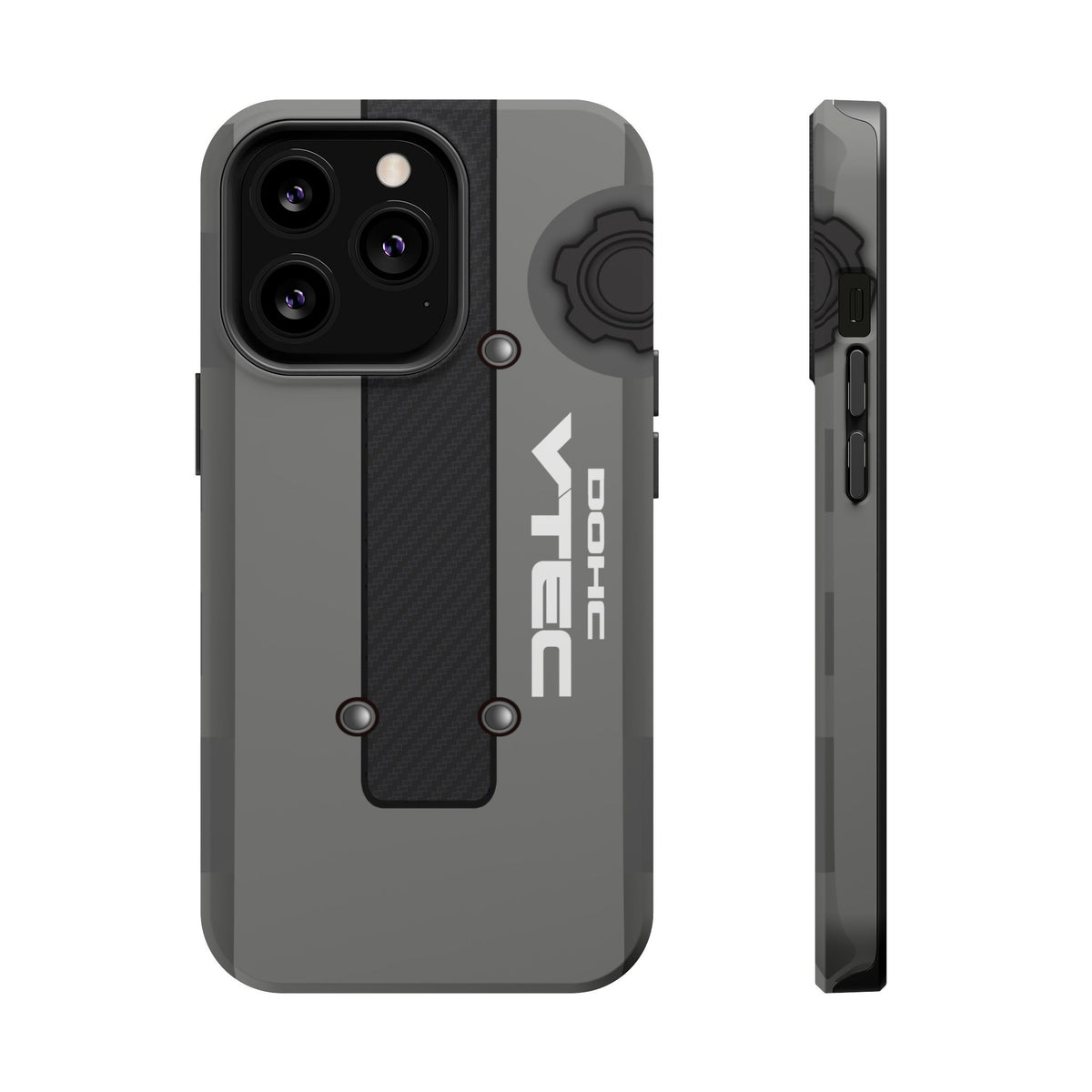 Gray B Series Engine Phone Case