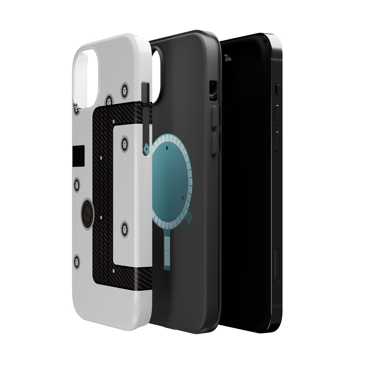 White K Series Engine Phone Case