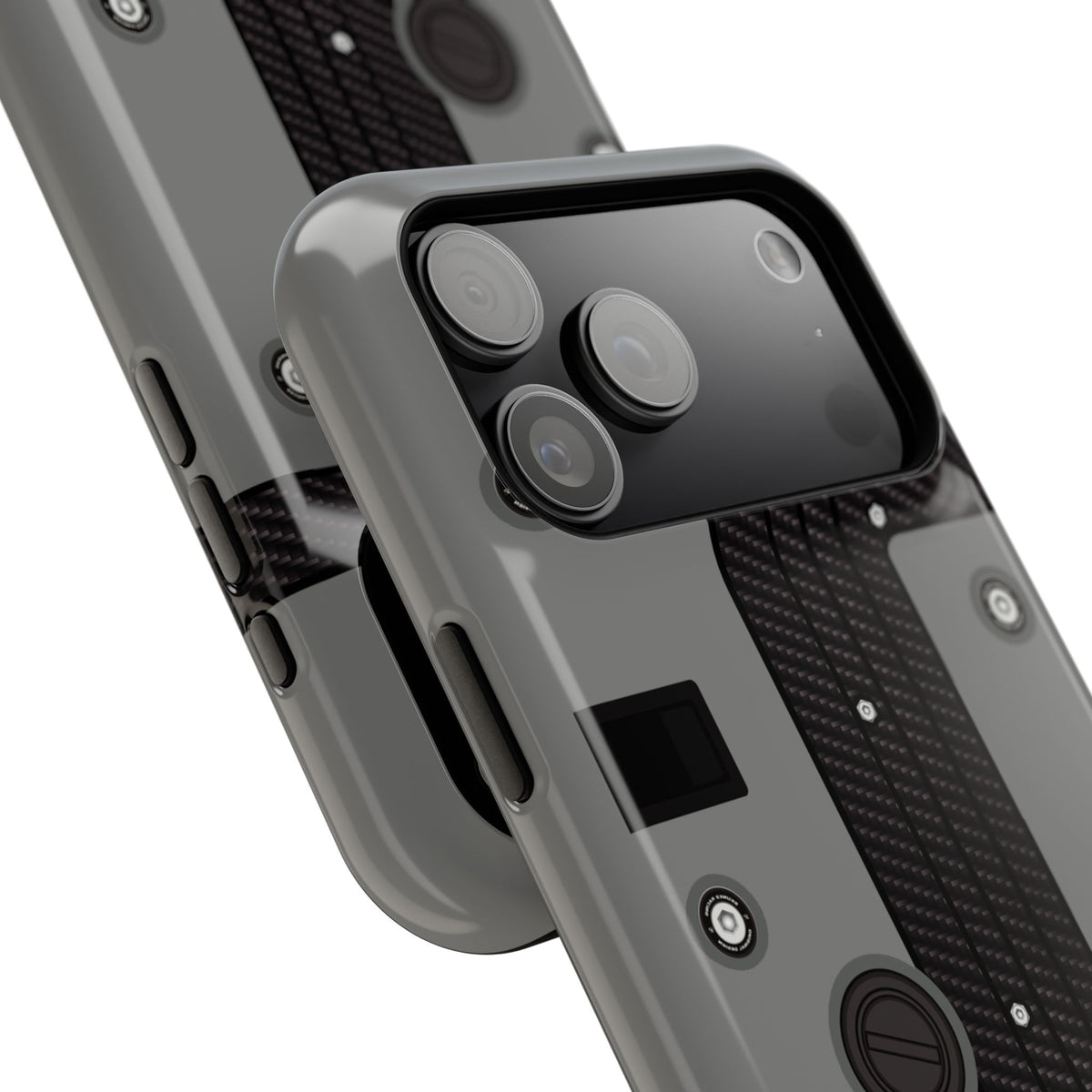 Gray K Series Engine Phone Case