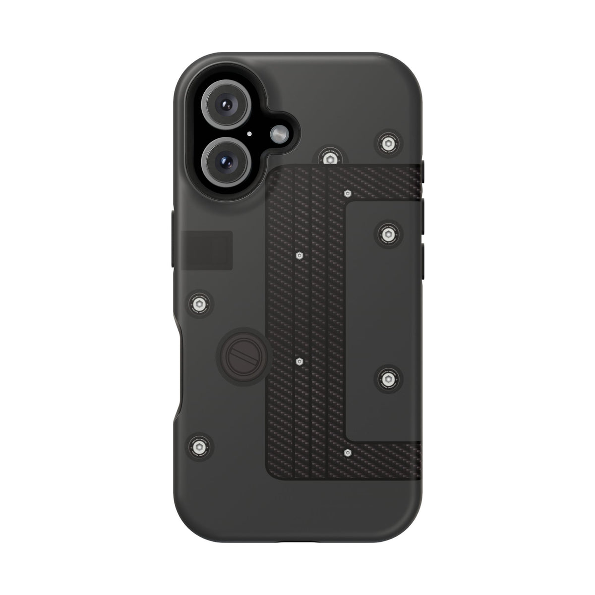 Black K Series Engine Phone Case