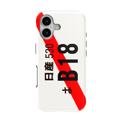 B18 Plate Phone Case