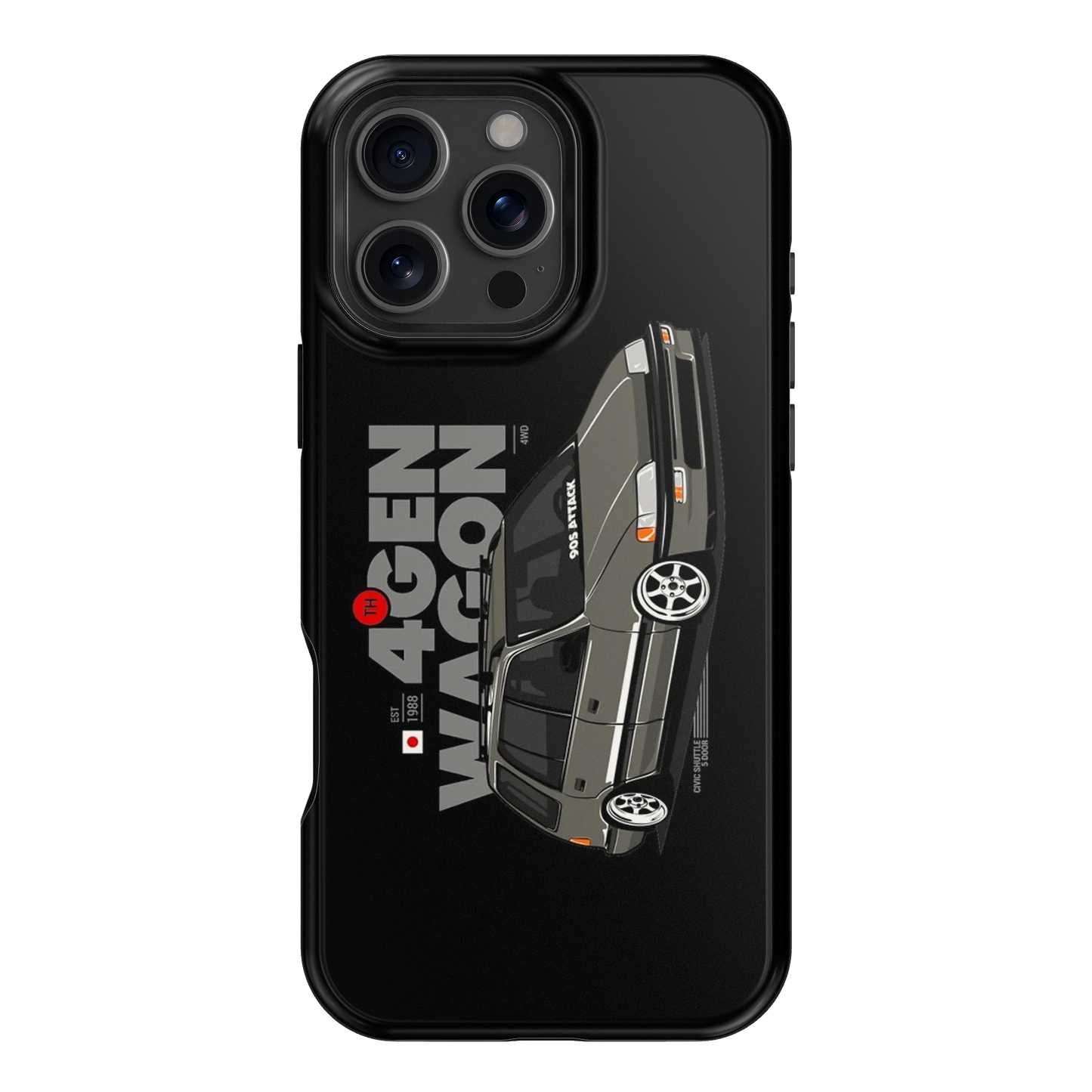 4th gen civic wagon Phone Case