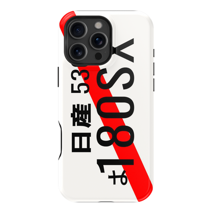 Nissan 180SX Plate Phone Case