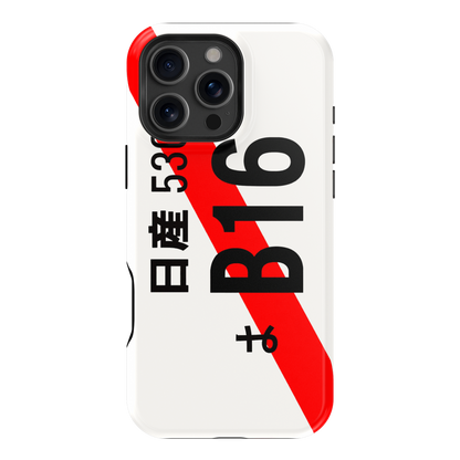 B16 Plate Phone Case