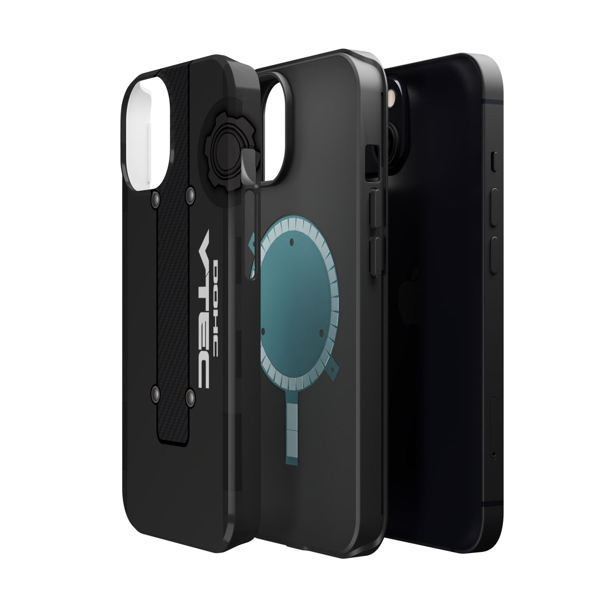 Black B Series Engine Phone Case