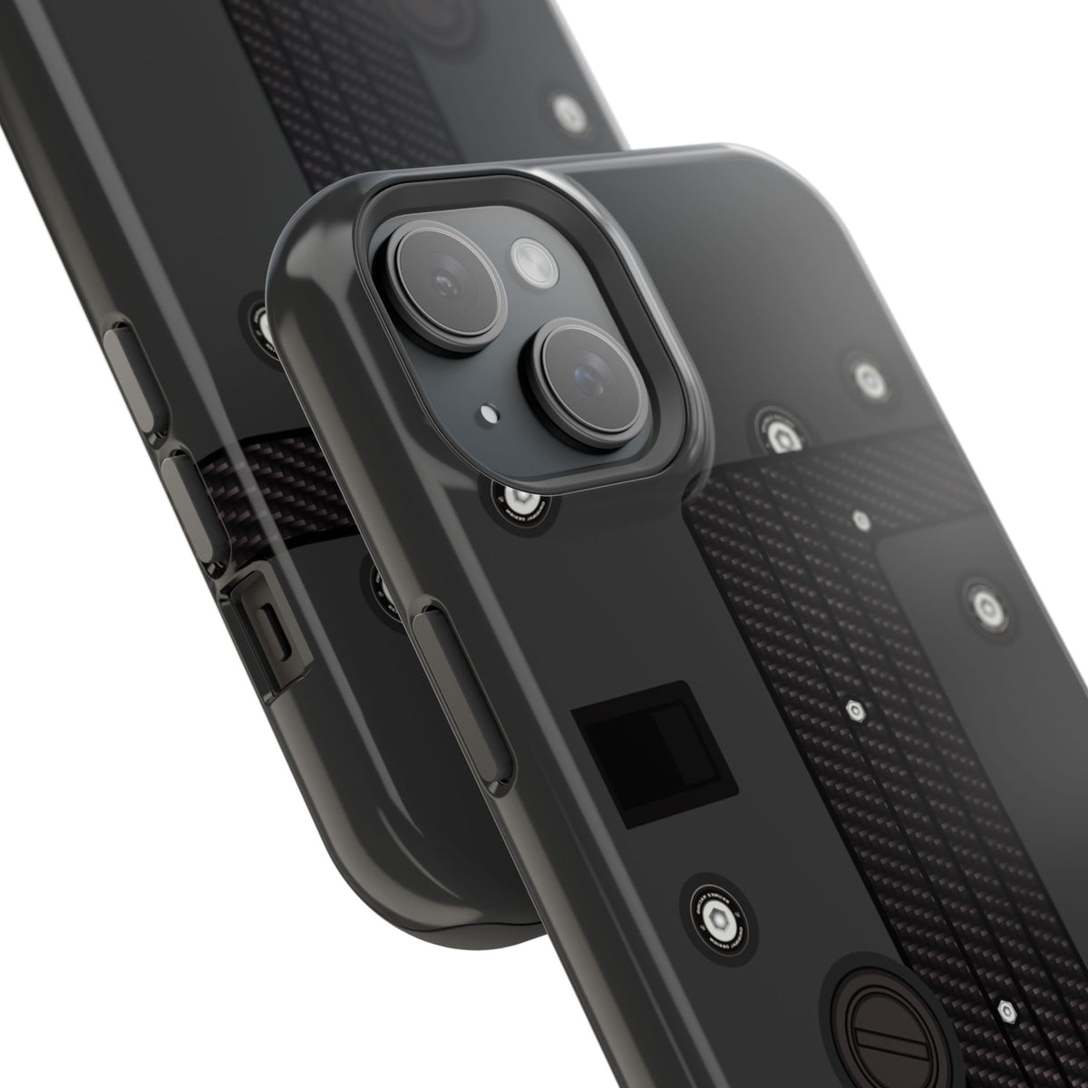 Black K Series Engine Phone Case