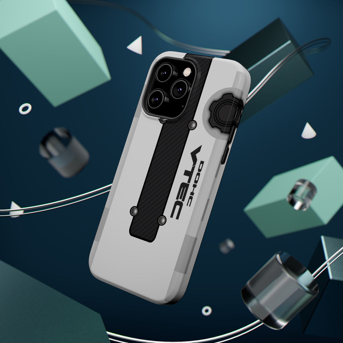 White B Series Engine Phone Case