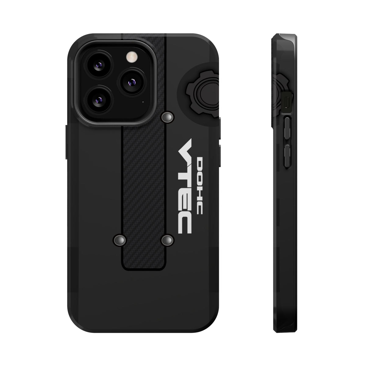 Black B Series Engine Phone Case