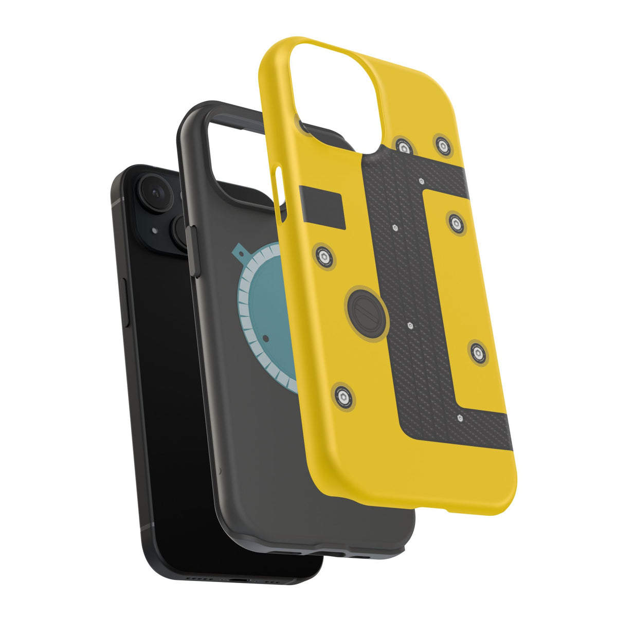 Yellow K Series Engine Phone Case