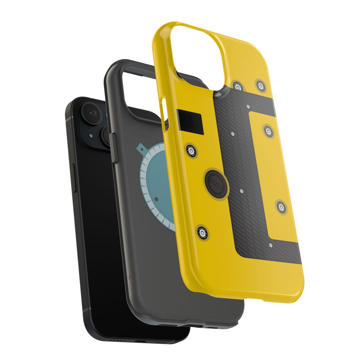 Yellow K Series Engine Phone Case