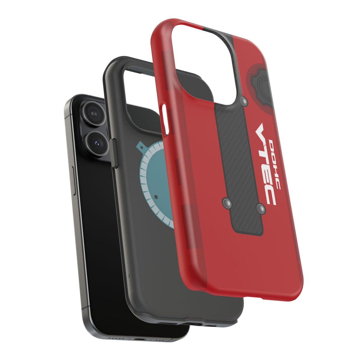Red B Series Engine Phone Case