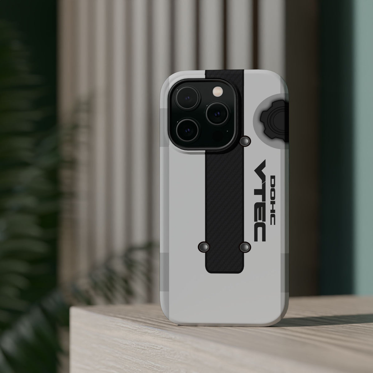 White B Series Engine Phone Case