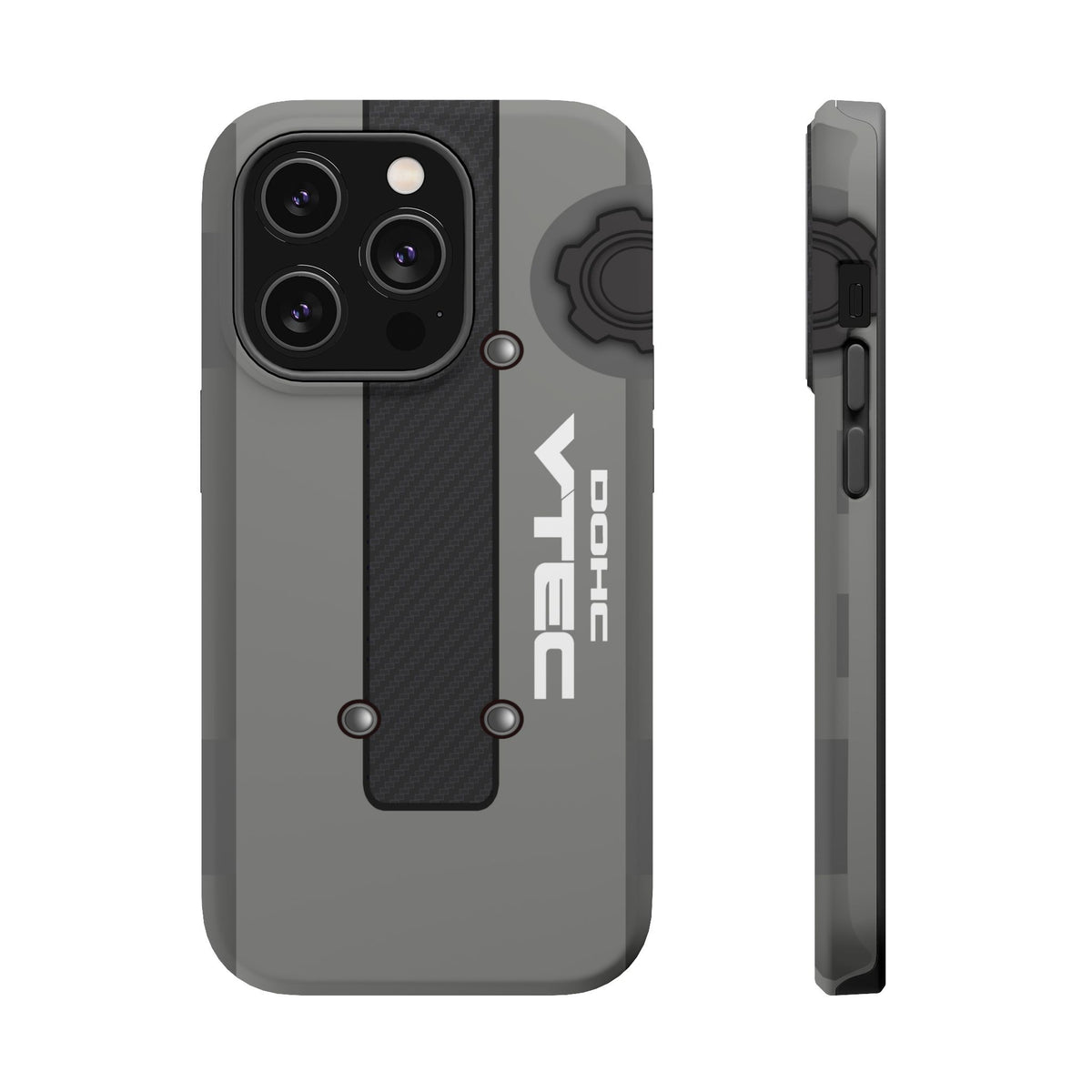 Gray B Series Engine Phone Case