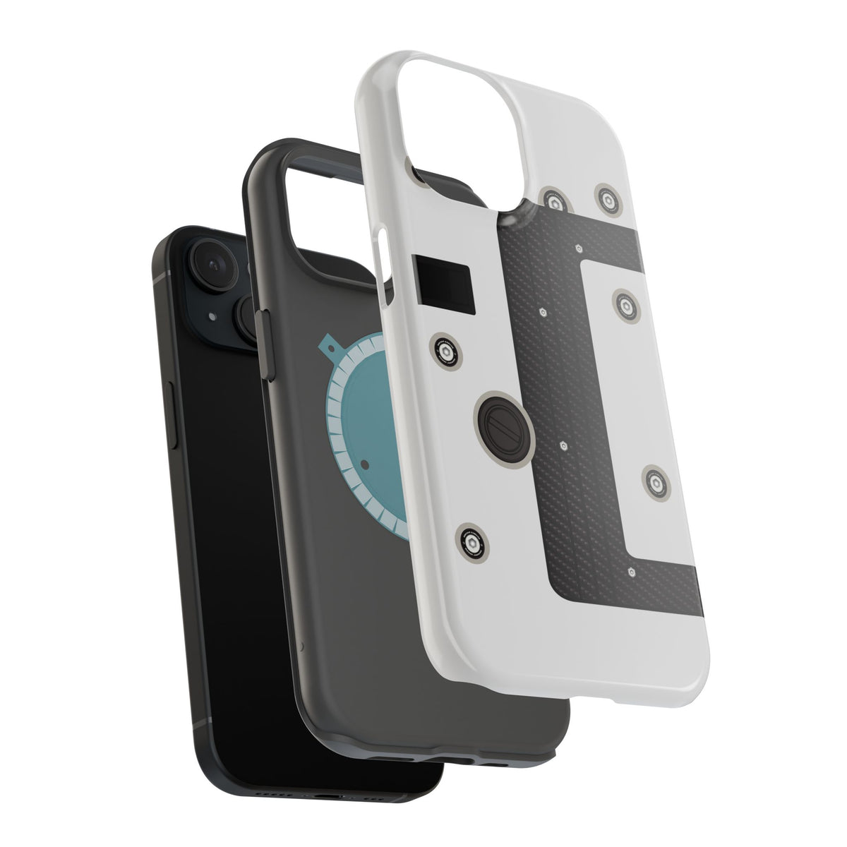 White K Series Engine Phone Case