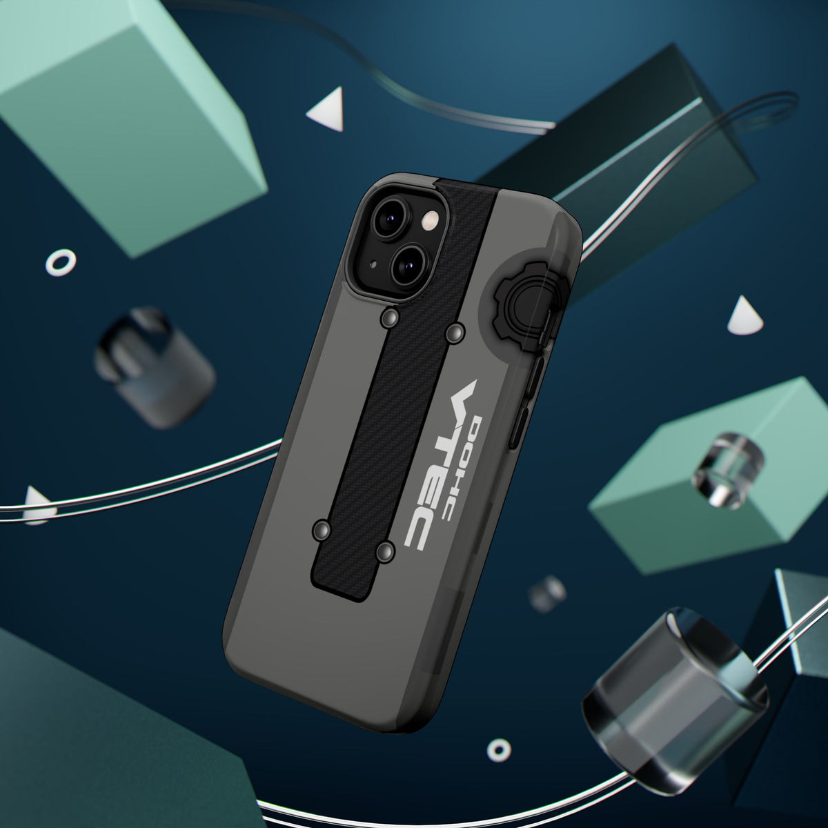 Gray B Series Engine Phone Case