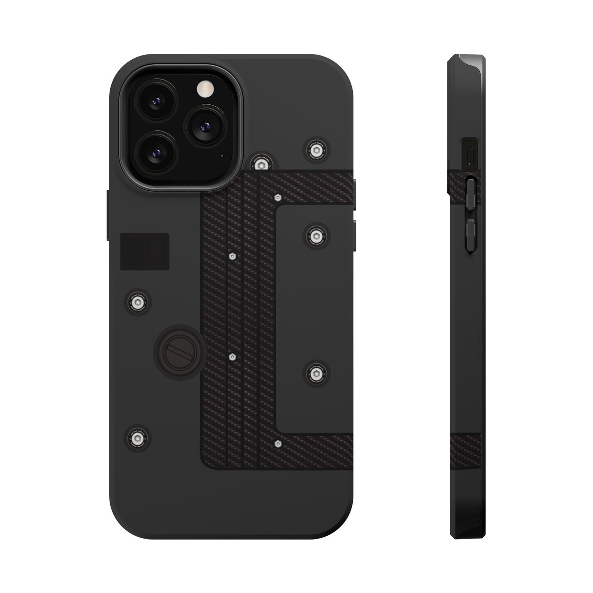 Black K Series Engine Phone Case